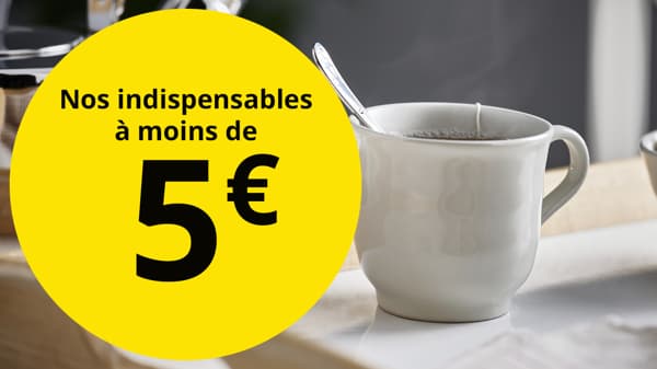 nos indispensables à moins de 5 €