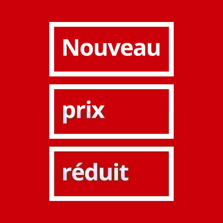 Nouveaux prix réduits