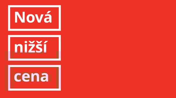Nová nižší cena