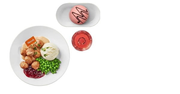 Nové menu Švédské masovo-zeleninové kuličky 8 ks
Princeznin dort, bezedný nápoj