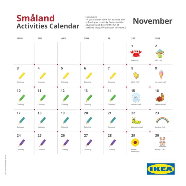 November joys in Småland, IKEA Tebrau!