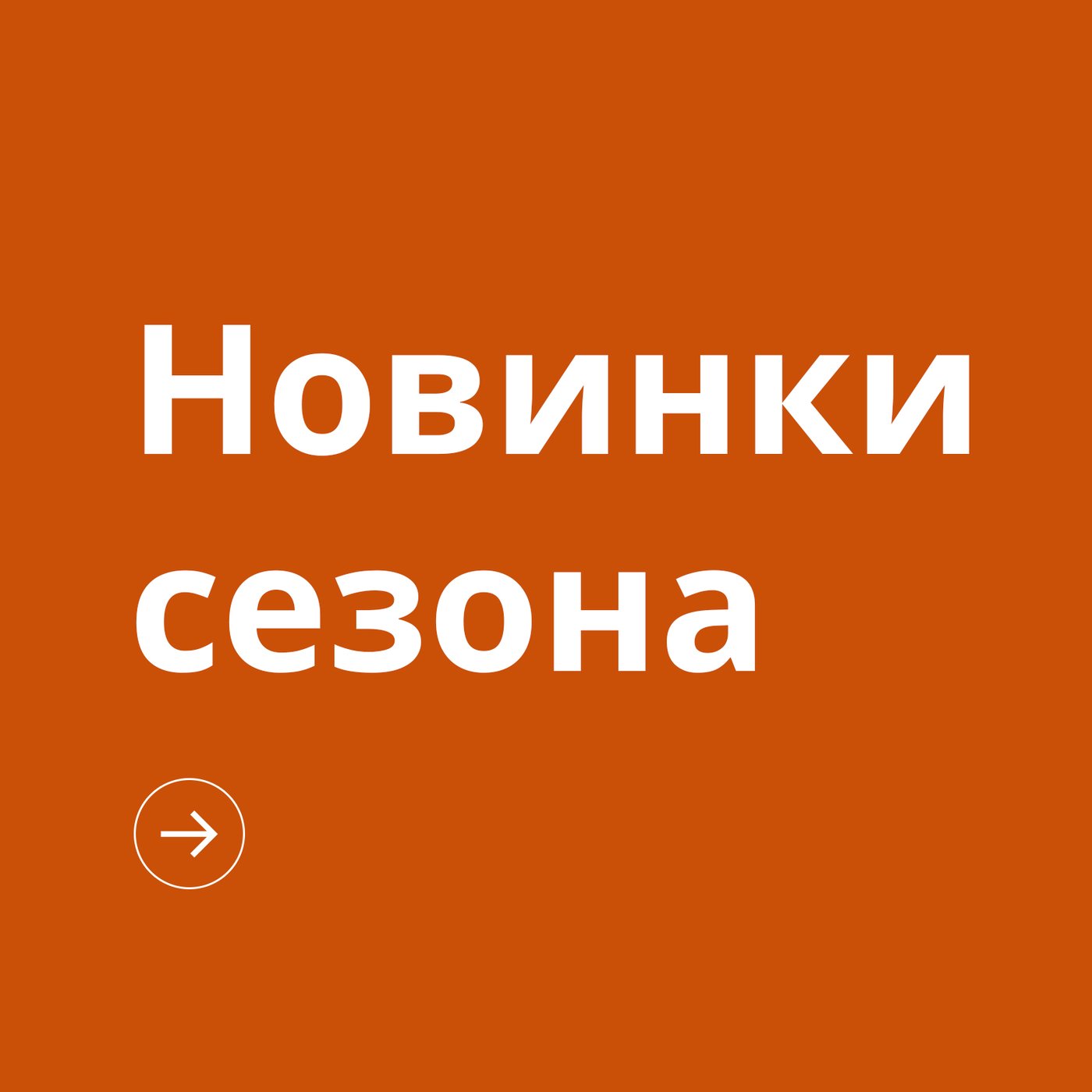 Новинки сезона