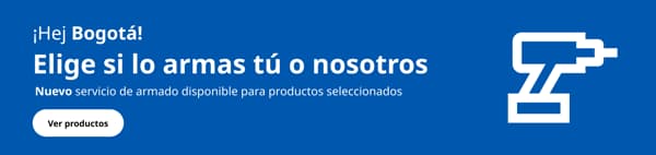 Nuevo servicio de armado para bogotá en productos seleccionados
