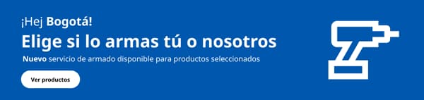 Nuevo servicio de armado para bogotá en productos seleccionados