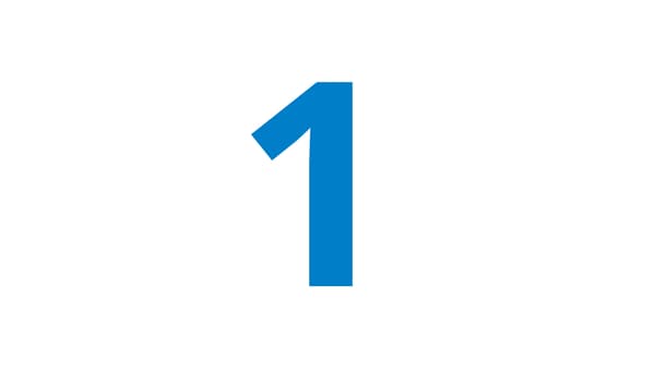 numer `1