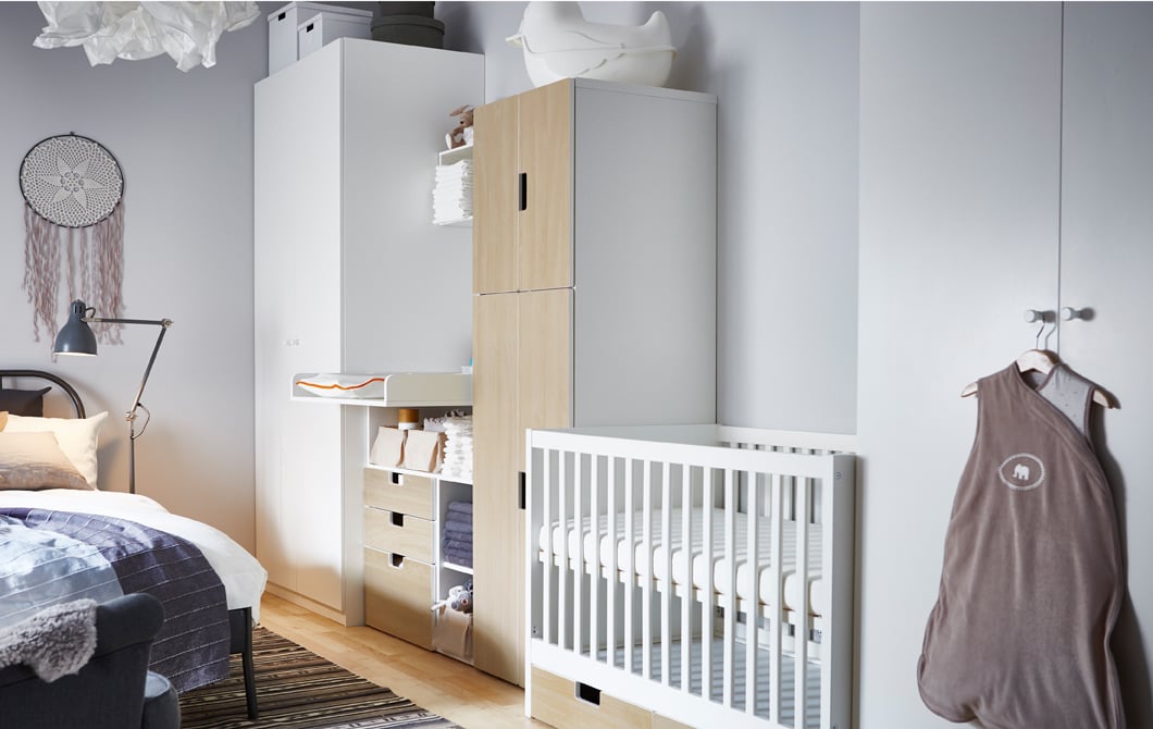 Nursery in a small home IKEA