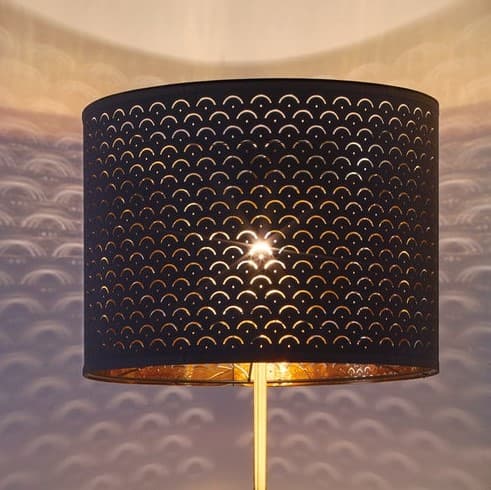 NYMÖ / SKAFTET Lampa podłogowa, czarny mosiądz/mosiądz