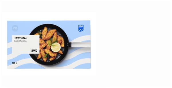 Obalované rybí kousky, mražené