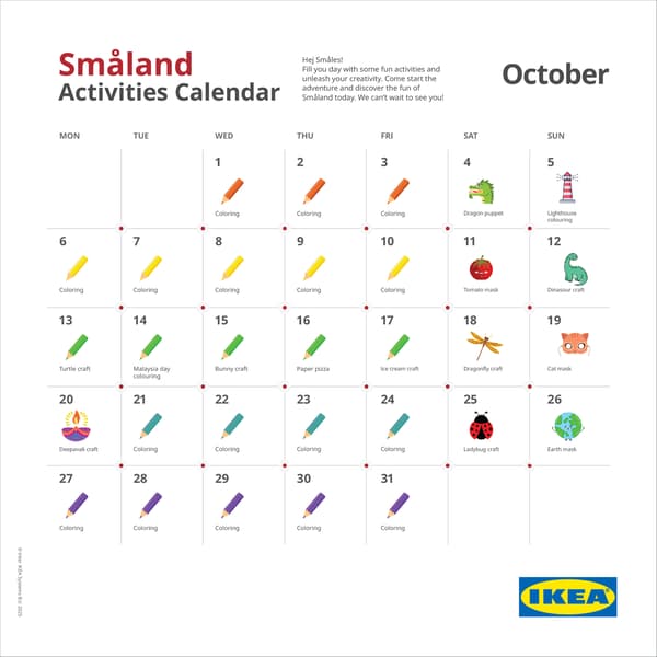 October joys in Småland, IKEA Tebrau!