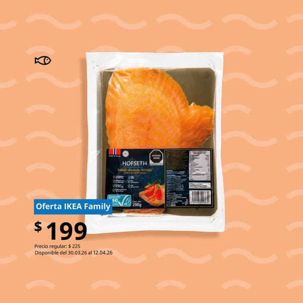 Oferta de salmón ahumado HOFSETH a $199 durante el Festival del Salmón 2026