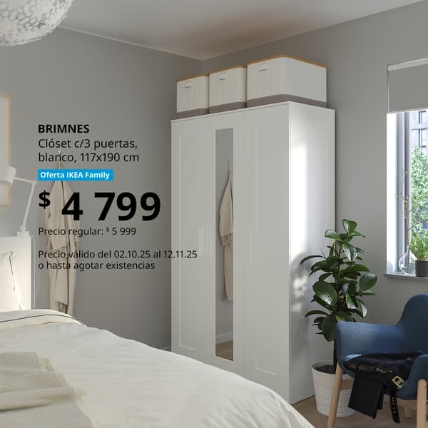 Oferta IKEA Family, clóset BRIMNES
