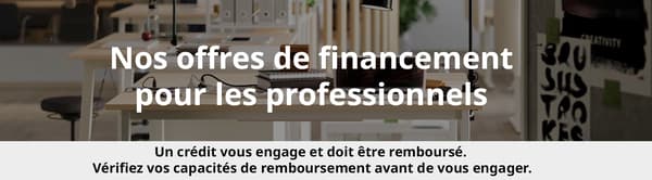 Offres de financement pour les professionnels
