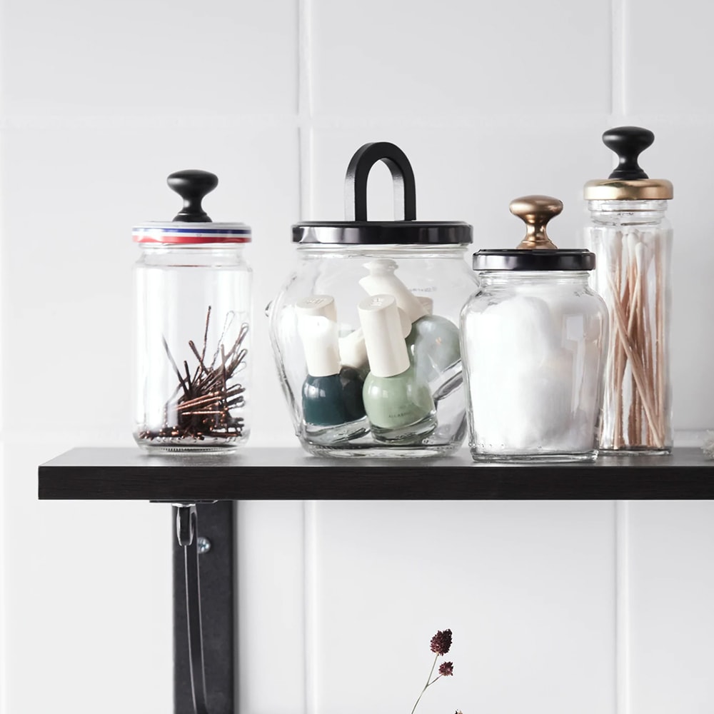 Upcycled storage jars IKEA