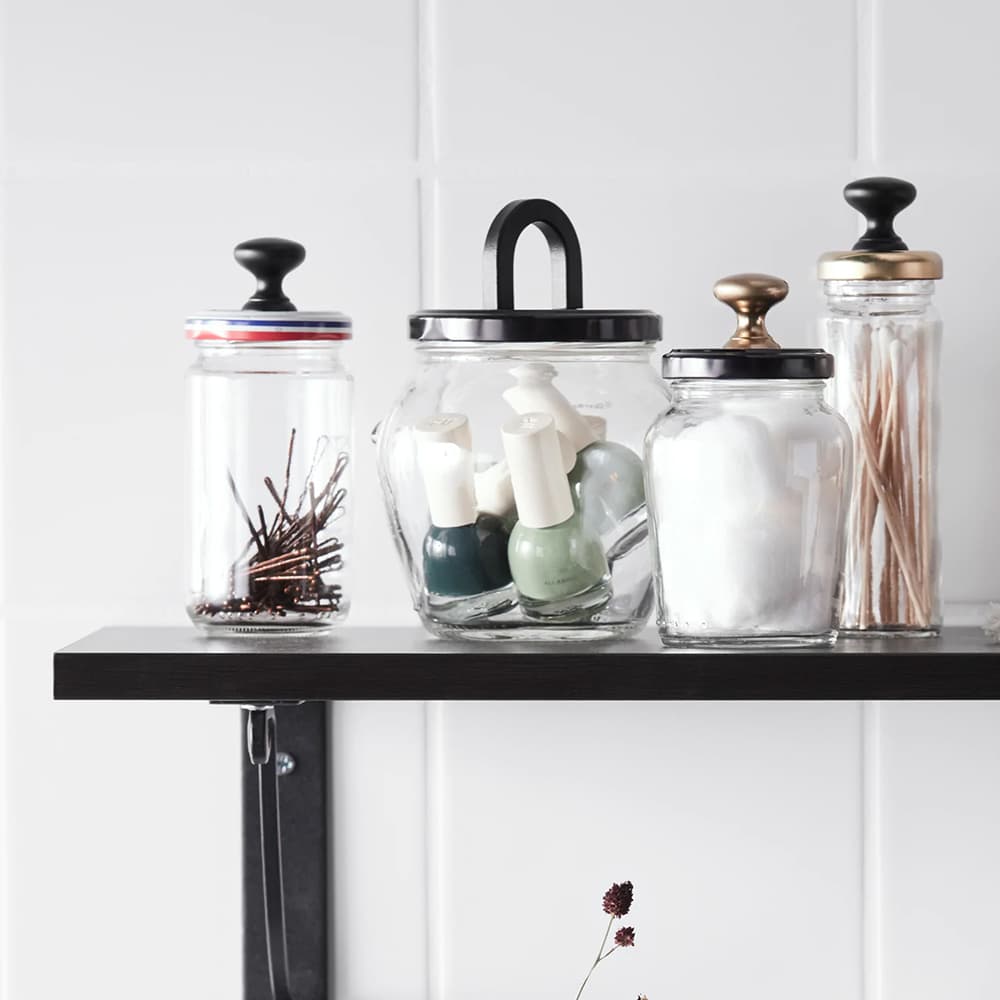 Upcycled storage jars IKEA