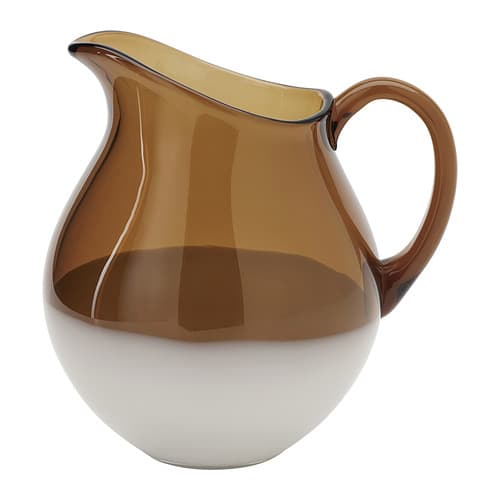 OMMJÄNGE jarra 2.7 l vidrio/marrón
