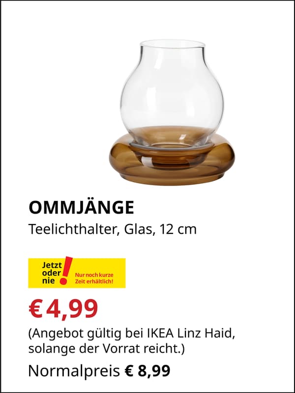 OMMJÄNGE Teelichthalter, €4,99 statt €8,99