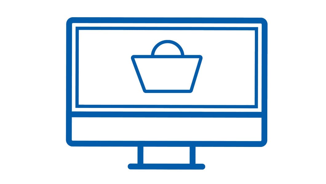 Online bestellen icoon