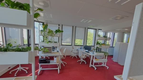 Open space aménagé de bureaux MITTZON