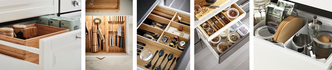 Organisierte Schublade & ordentlicher Küchenschrank - IKEA Österreich