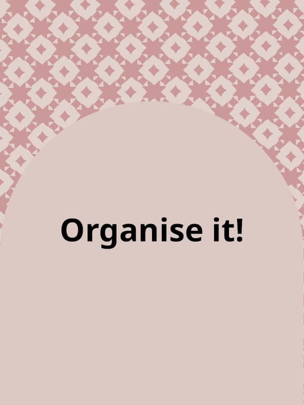 organize it 