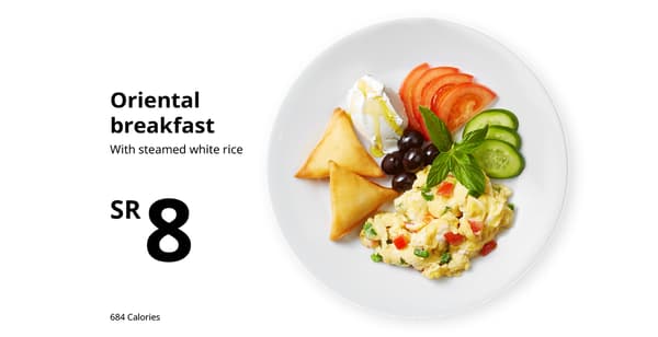 Oriental breakfast