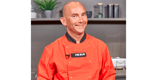 Óscar Gandarillas como chef de #CocinaConIKEA
