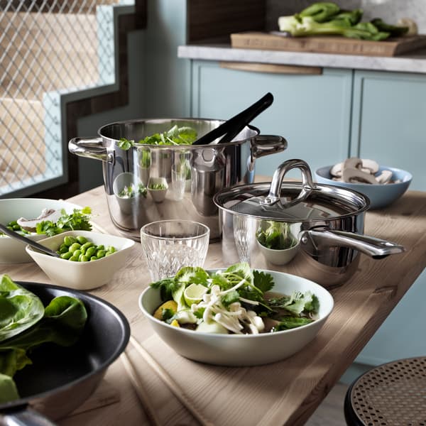 OUMBÄRLIG 7-piece cookware set