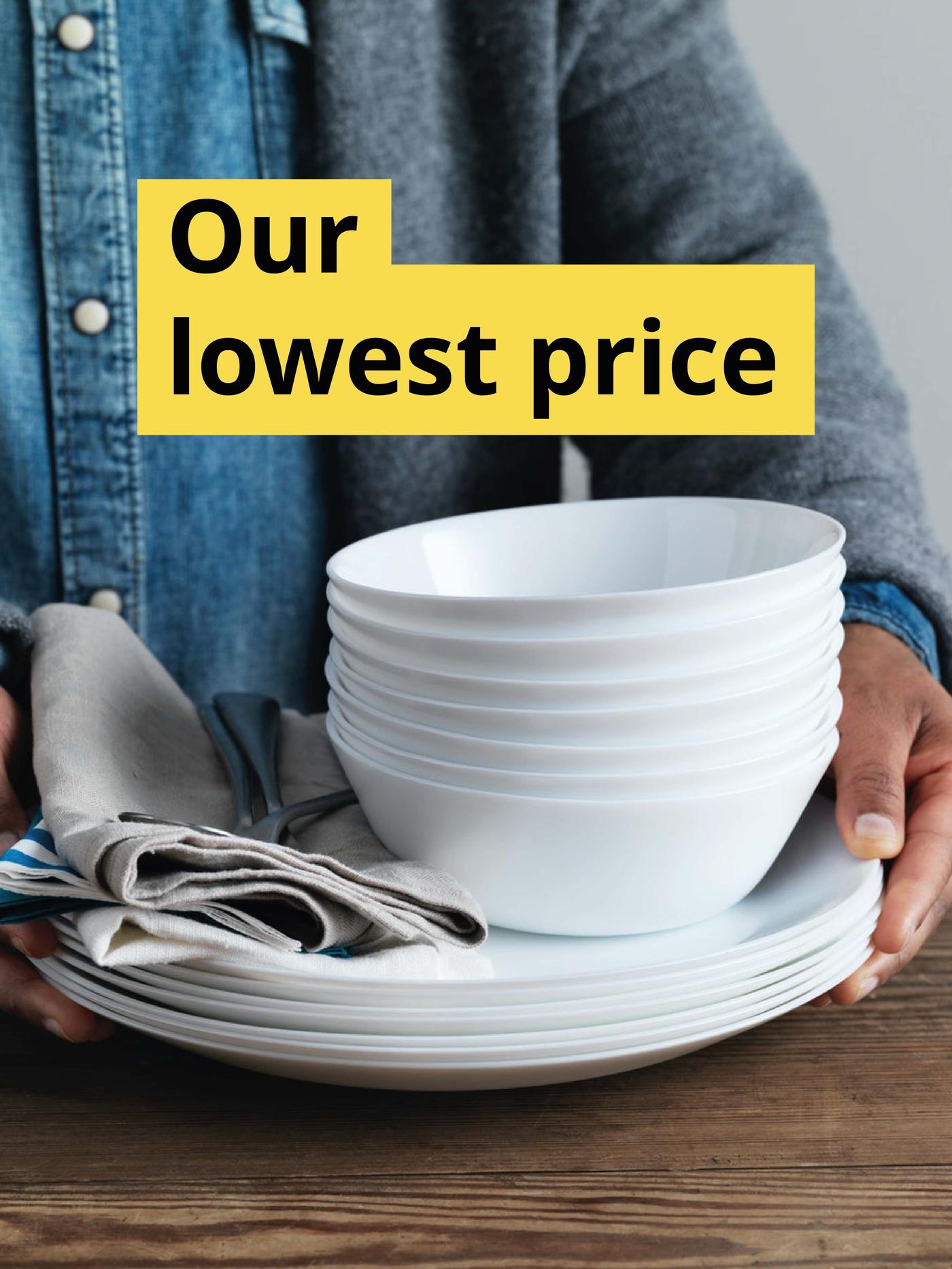 Our lowest price