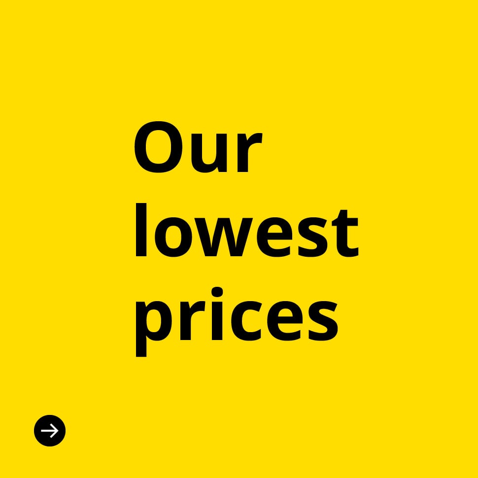 Our lowest prices