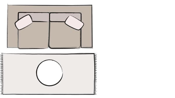 Outdoor rug icon