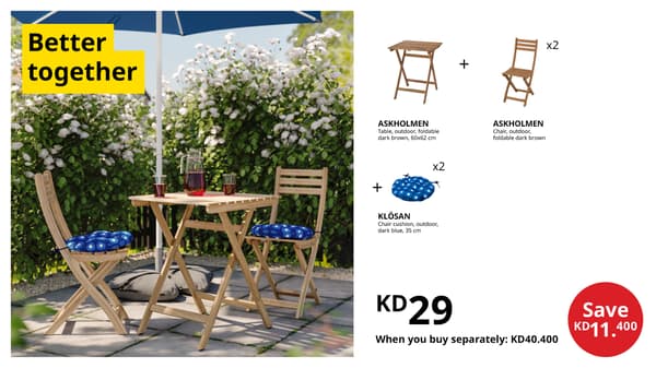 Outdoor sets 