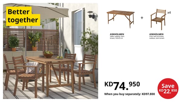 Outdoor sets 