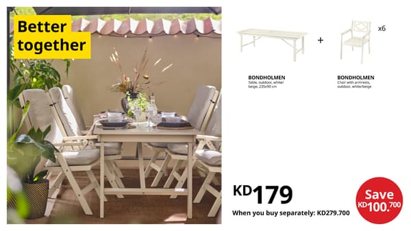 Outdoor sets 