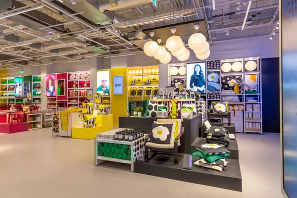 Oxford Street, London textile display
