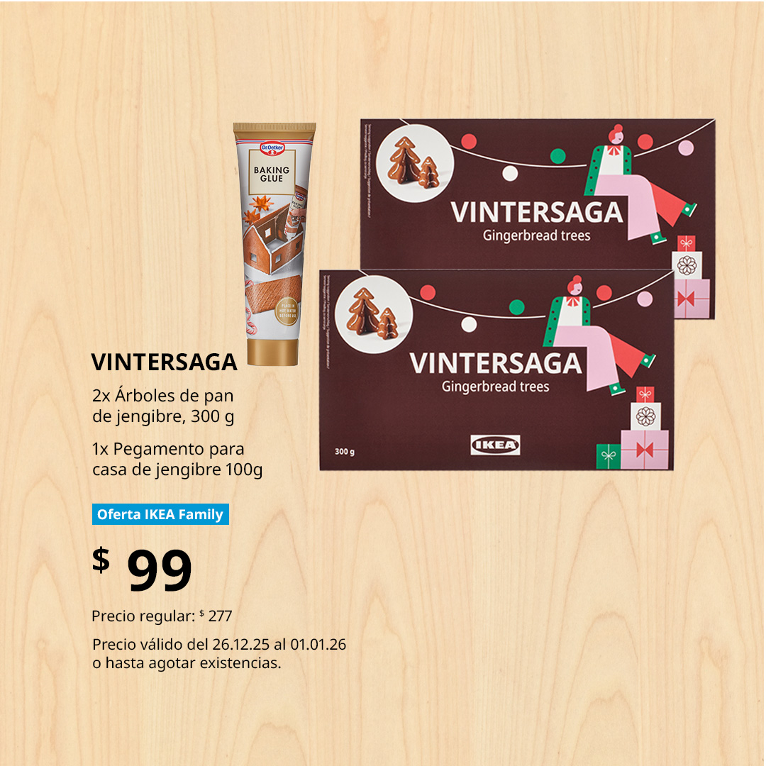 Pack de 2 cajas de árboles de jengibre + 1 pegamento comestible para decorar 