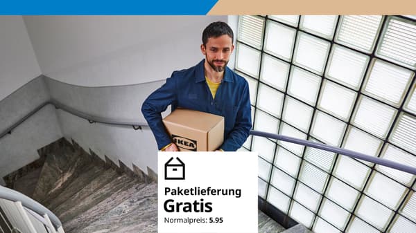 Paketlieferung gratis