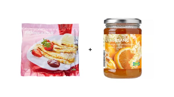 palacinky pomarančový džem
