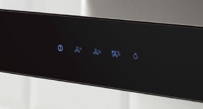 Panel de control táctil de un extractor de cocina