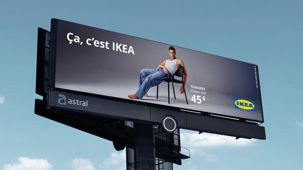 panneau d'affichage de la nouvelle campagne « Ça, c’est IKEA »