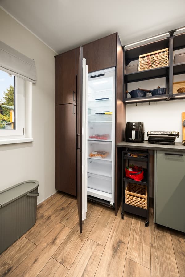 Pantry and the fridge