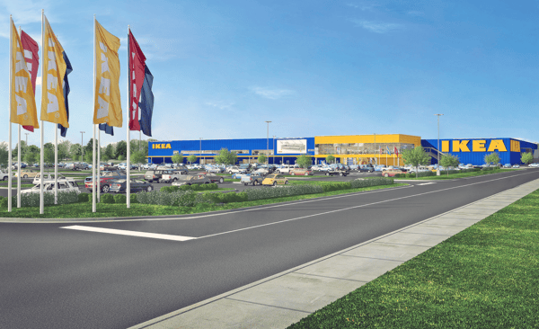 Parkirna mesta trgovine IKEA