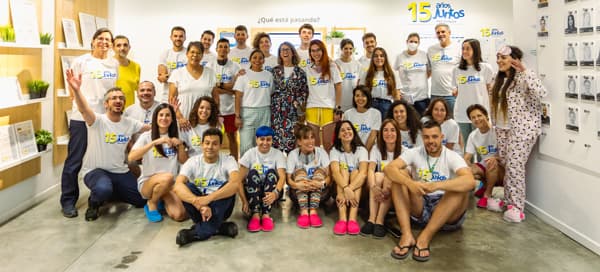 Participantes del concurso Noche en IKEA. 