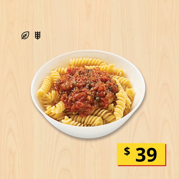 Pasta con salsa de tomate