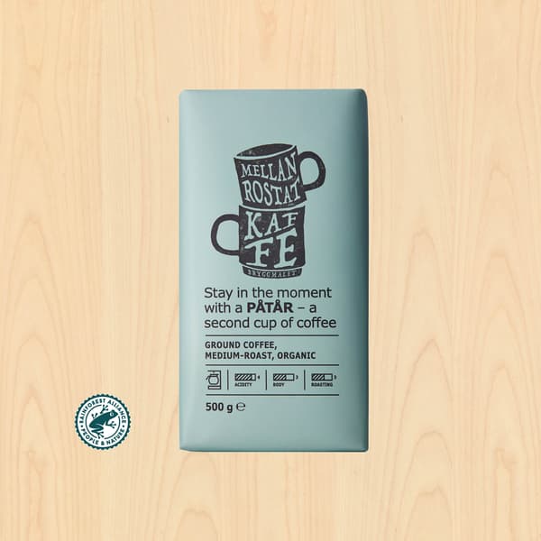 Påtår
Café espresso en grano, tueste fuerte. Rainforest Alliance Certified, 500 g 
$169