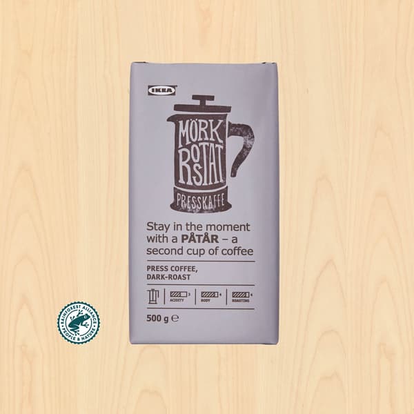 Påtår
Café molido, tueste fuerte ./Rainforest Alliance Certified, 500 g
$179
