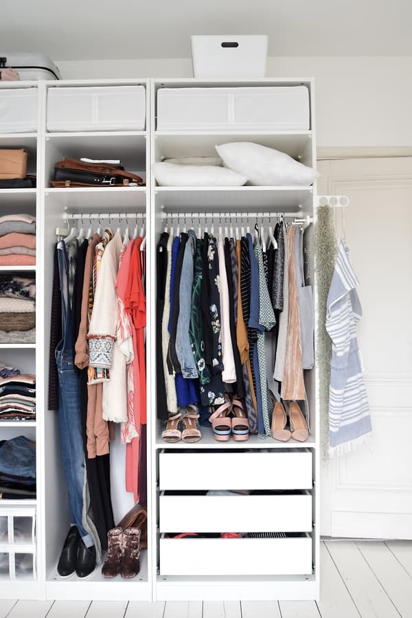 PAX 3 caissons armoire Blanc