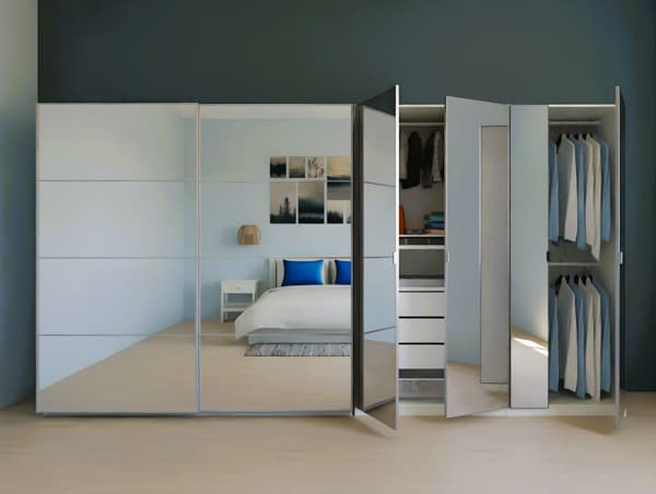 PAX/AULI/AHEIM sliding/4 door wardrobe