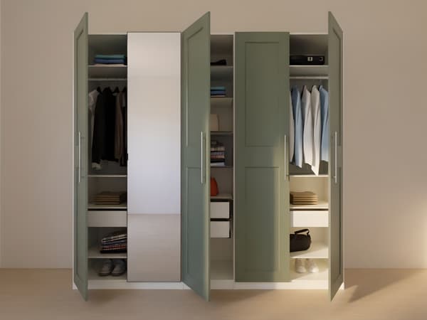 PAX/GIRMO/AHEIM 5 door wardrobe