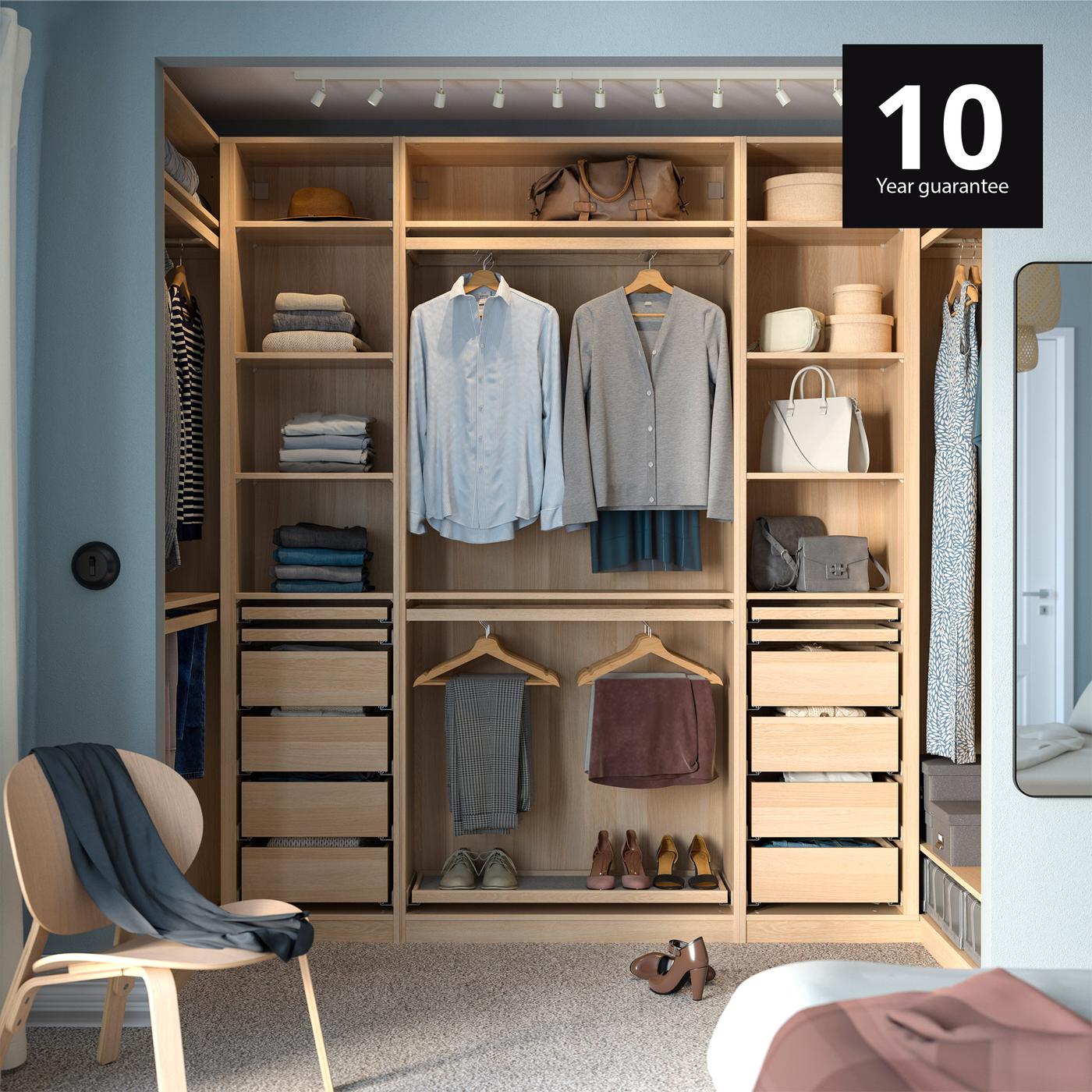 PAX open wardrobe mockup picture