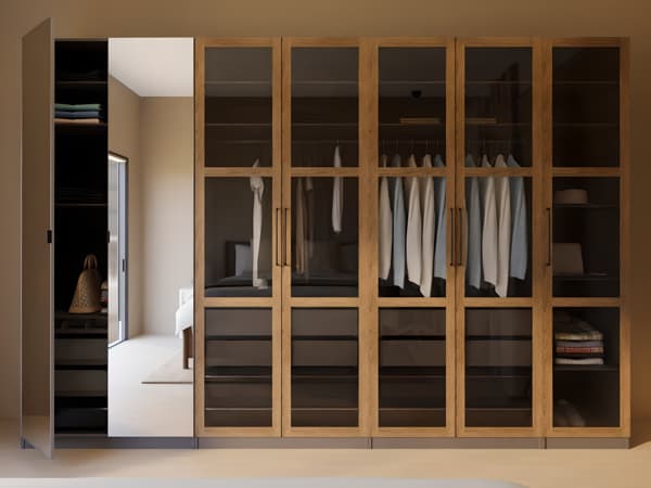 PAX/TONSTAD/AHEIM 7 door wardrobe